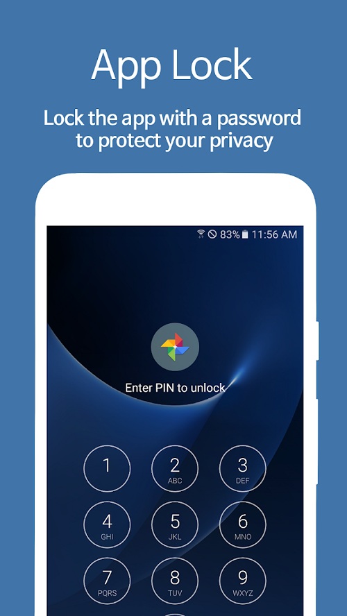 تطبيق AppLock – Fingerprint لقفل التطبيقات والهاتف.