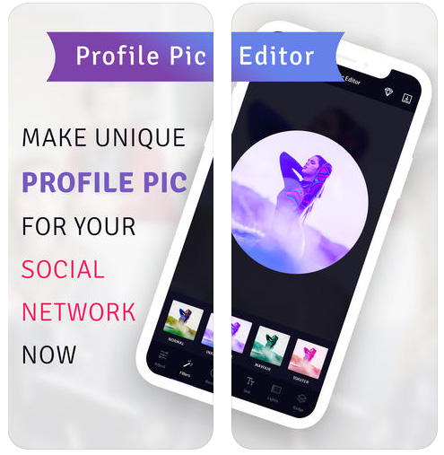 تطبيق Profile pic editor - لتصميم صور البروفايل على الشبكات الاجتماعية باحترافية!