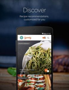تطبيق Yummly لأحلى وصفات المأكولات