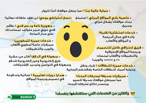 مميزات الاستضافة عبر جرين باك إند