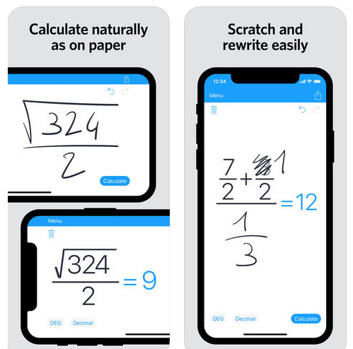 تطبيق MyScript Calculator - آلة حاسبة أقرب للواقع!