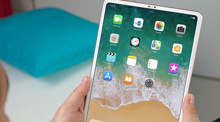 بالصور، هكذا سيبدو جهاز الآيباد القادم بشاشة نحيفة الحواف و تقنية Face ID !