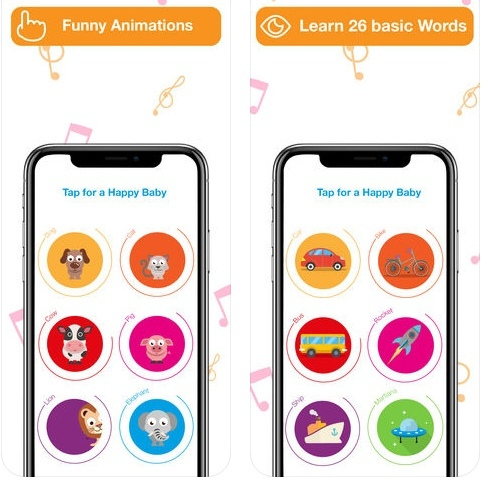 تطبيق Happy Baby - علّم صغيرك و نمّي ذكاءه بطريقة بارعة، مجاني!
