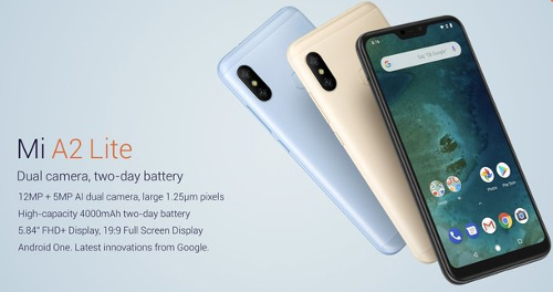 هاتف Xiaomi Mi A2 Lite