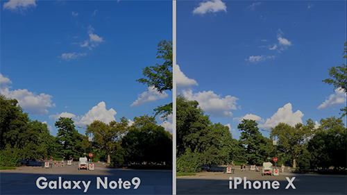 مقارنة الكاميرا - جالكسي نوت 9 ضد آيفون X