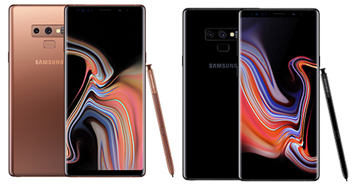 هاتف Galaxy Note 9 - الألوان