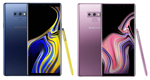 هاتف Galaxy Note 9 - الألوان