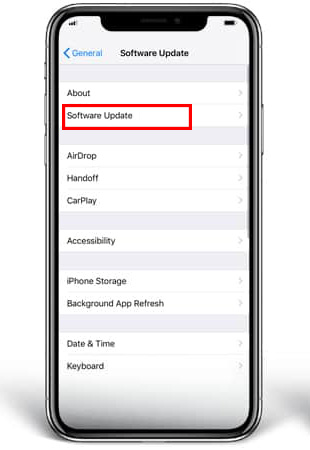 iOS 12 - التحديث الهوائي OTA من داخل الجهاز