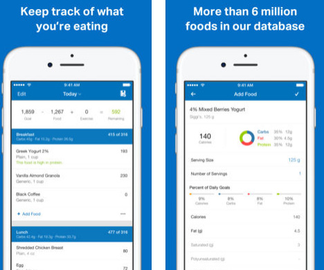 تطبيق MyFitnessPal