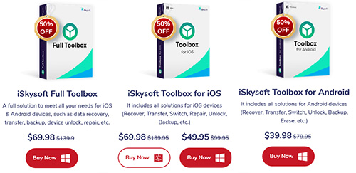خصومات وعروض حصرية على برامج iSkysoft Toolbox المميزة لإدارة أجهزة الآيفون والأندرويد!