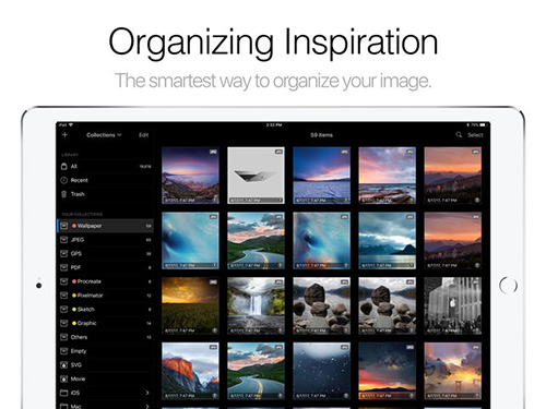 تطبيق Pixave لتنظيم وترتيب الصور (للآيباد)