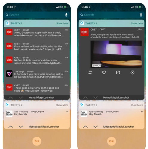 تطبيق Tweety Pro Widgets - ويدجت لتويتر