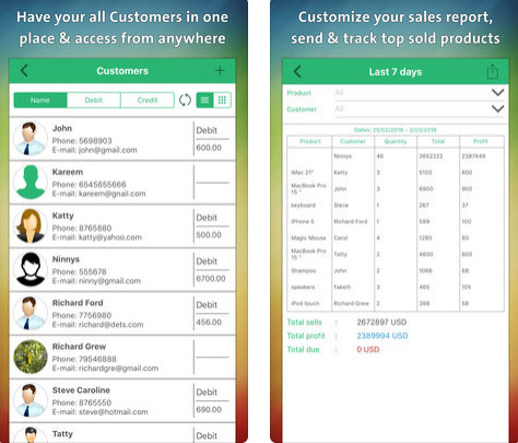 تطبيق Daily Sales Record