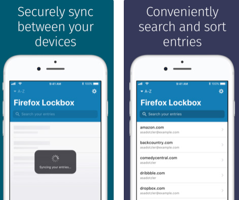 تطبيق Firefox Lockbox لنقل ومزامنة كلمات المرور