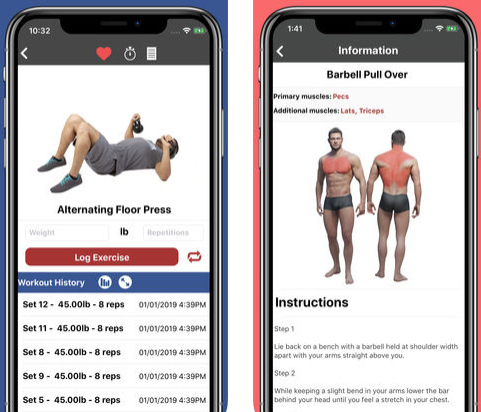 تطبيق Gymster+ Gym Workout Tracker