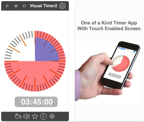 تطبيق Visual Timer - ساعة إيقاف ومؤقت