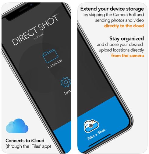 تطبيق Direct Shot for iCloud للرفع إلى الآي كلاود مباشرة