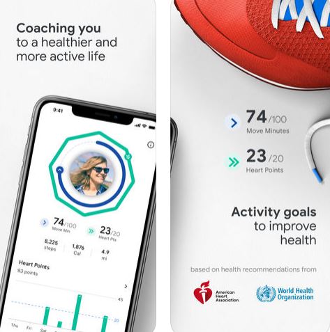 تطبيق Google Fit للآيفون