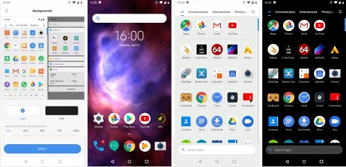 الوضع الليلي على Poco Launcher