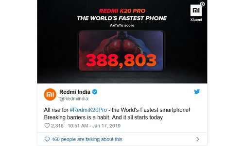 Redmi K20 Pro ينتزع اللقب من OnePlus 7 Pro