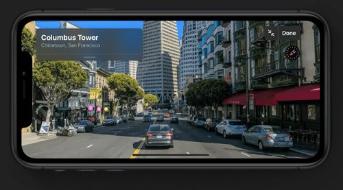 تحديث iOS 13 - ميزة رؤية الشارع Street View