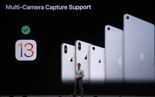 تحديث iOS 13 يدعم استخدام أكثر من كاميرا في آن واحد!