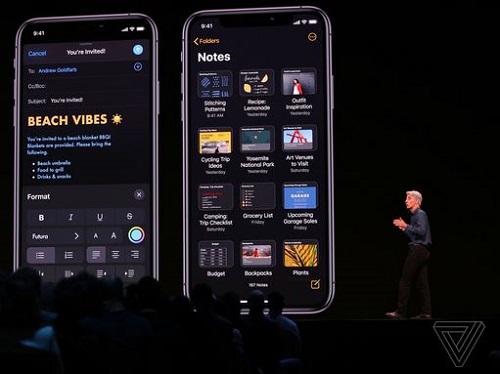 نظام iOS 13 .. الوضع الليلي