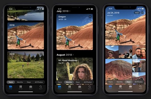 iOS 13 - تطبيق الصور