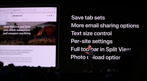 iPadOS - بعض تحسينات متصفح سفاري للآيباد