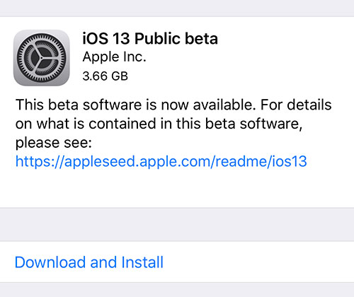 تنزيل و تثبيت iOS 12 Public Beta