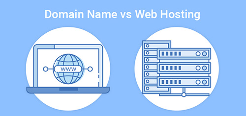 ما الفرق بين الدومين والاستضافة؟