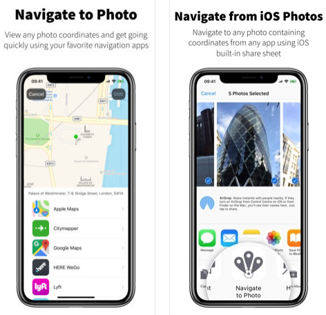 تطبيق Navigate to Photo للوصول إلى مكان الصورة