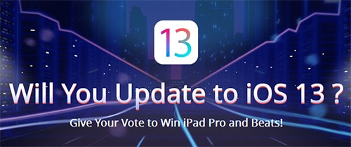 هل ستقوم بالتحديث إلى iOS 13 ؟ شارك بالاستفتاء للدخول في سحب على جوائز قيمة!