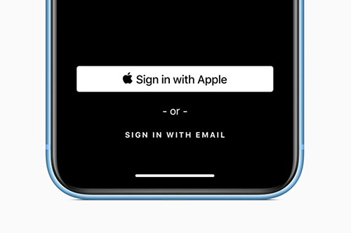 ميزة تسجيل الدخول مع آبل Sign in with Apple