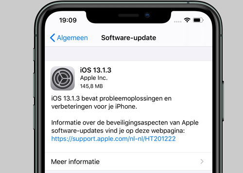 آبل تطلق تحديث iOS 13.1.3 لإصلاح مشاكل في تطبيقات النظام