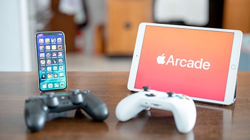 منصة آبل أركيد Apple Arcade للألعاب تضم ألعاباً تدعم أذرع التحكم