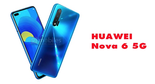  تسريب Huawei Nova 6 5G مع شاشة تشبه جالكسي S10 بلس