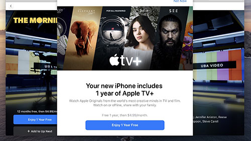 اشتراك مجاني في خدمة Apple TV Plus لمدة عام