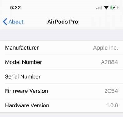 كيفية التأكد من تحديث سماعات AirPods ؟