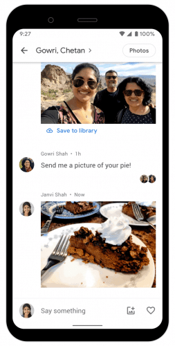 Google Photos Chat Feature