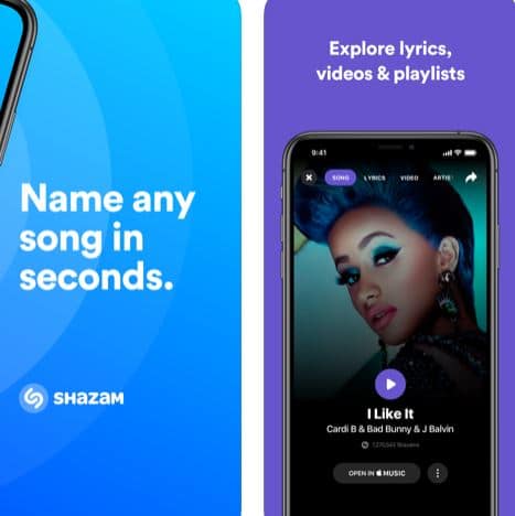 تطبيق Shazam Encore للتعرف على الأغاني والكلمات