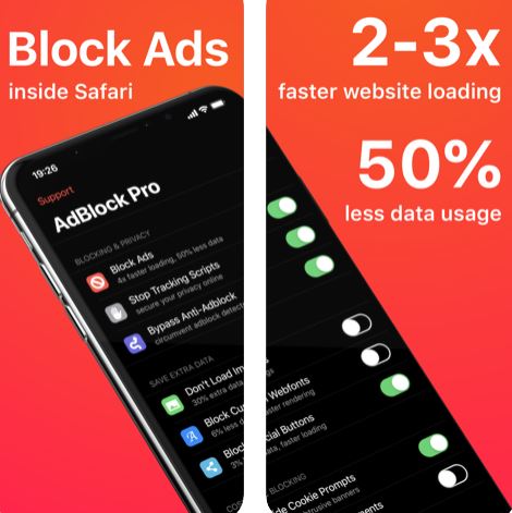 تطبيق AdBlock Pro لحجب الإعلانات