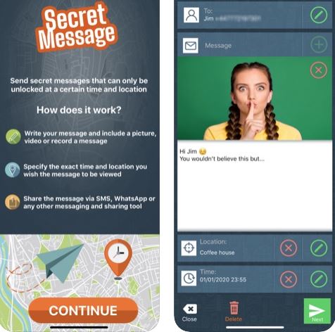 تطبيق Secret Message لإرسال رسائل سرية لأصدقائك، للايفون!