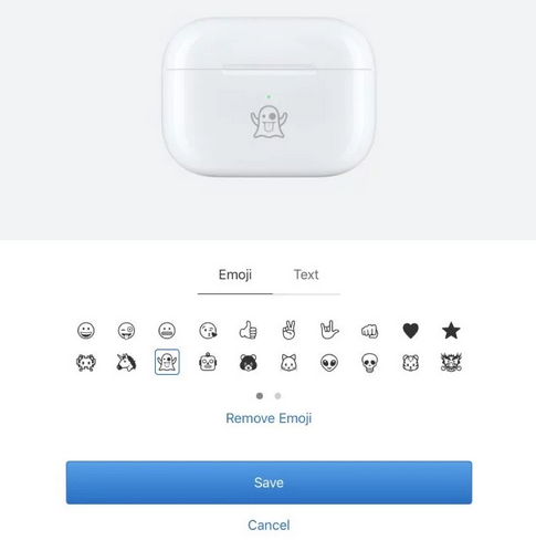 ابل توفر الآن خيار إضافة الوجوه التعبيرية المنقوشة عند شراء سماعات AirPods