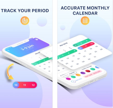 تطبيق Period tracker للسيدات