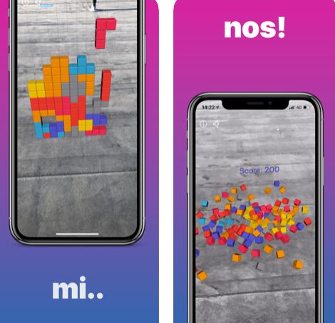 لعبة Tetris AR - لعبة بازل كلاسيكية بتقنية الواقع المعزز، للايفون والايباد!