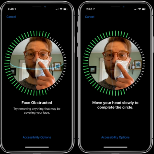 كيفية استخدام Face ID مع الكمامة أو الماسك على الايفون؟