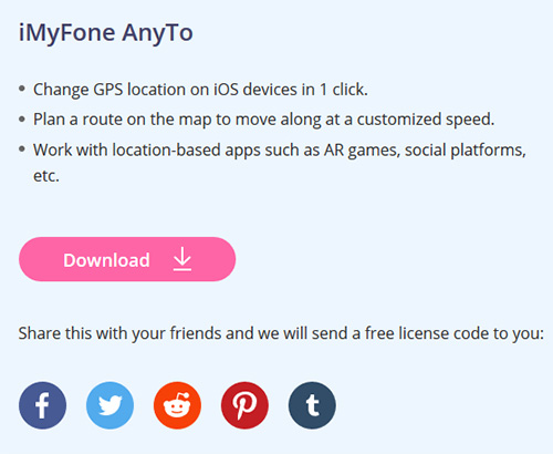 احصل على نسخة مجانية من برنامج iMyFone AnyTo