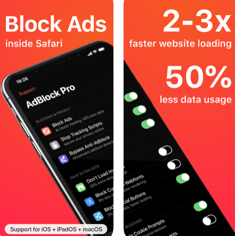 تطبيق AdBlock Pro - إنترنت بدون إعلانات