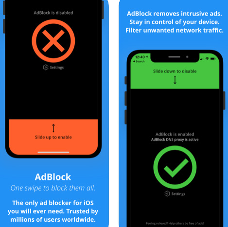 تطبيق مانع الإعلانات AdBlock للايفون والايباد - لحجب و إزالة الإعلانات من التطبيقات والألعاب والإنترنت بكفاءة!